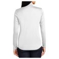 thumbnail image 2 of Yellow Rooster Women's PosiCharge Competitor 1/4-Zip Pullover White 2XL, 2 of 8