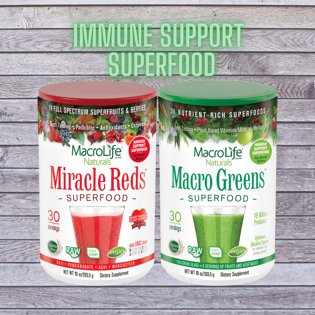 Macrolife Naturals Miracle Reds Superfood Powder, 30 Servings, 10.0 oz