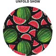 thumbnail image 4 of Watermelon Printed Round Table Cloths - 60 Inch Spill Proof Washable Polyester Tablecloth Water Resistant for Outdoor Picnic Kitchen and Holiday Dinner Party, 4 of 6