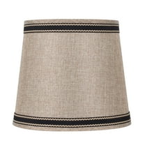 Mainstays Mix & Match 6x7.5x6.5" Grey Linen Accent Lamp Shade, Round