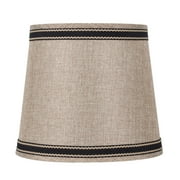 Mainstays Brown with Black Trim Empire Accent Lamp Shade, 6 x 7.5 x 6.5"
