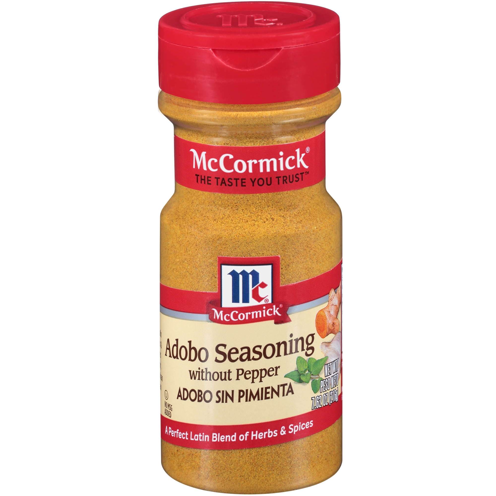 McCormick Without Pepper Adobo Seasoning, 7.62 oz
