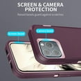 thumbnail image 7 of Entronix Heavy Duty Case Compatible with iPhone 12 / 12 Pro, Shockproof Hard Cover, Purple, 7 of 7
