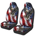thumbnail image 4 of CHAQLIN Washable Front Car Seat Covers for Auto Polyester Easy to Install Vehicle Seat Covers, Eagle Pattern, 4 of 6