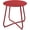 Red, variant on Hemoton Outdoor&Indoor Steel Patio Side Table, Weather Resistant Outdoor 18-inch Small Round End Table for Patio, Yard, Balcony, Garden,Poolside, Living Room, Bedroom, Black