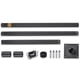 thumbnail image 1 of Yescom 10Ft Shade Sail Pole Post Canopy Awning Deck Patio Backyard with Pole Bracket Clamp Powder Patio Outdoor Black, 1 of 10