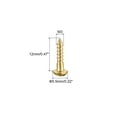thumbnail image 2 of Tornillos de madera Uxcell M3 x 12mm con cabeza redonda ranurada de latón, paquete de 100, 2 of 5