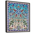 thumbnail image 2 of Designart "Moroccan Door in Blue Tiles I" Abstract Framed Wall Art - Modern Blue Abstract Tile Entryway Framed Wall Art, 2 of 6