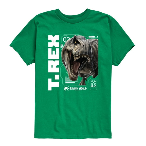 Jurassic World - T-Rex - Youth Boys Short Sleeve Graphic T-Shirt