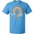 thumbnail image 3 of Inktastic Multiple Sclerosis Awareness Orange Ribbon Rainbow T-Shirt, 3 of 5