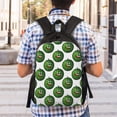 thumbnail image 2 of Geaub happy watermelon ultimate comfort and style: the perfect compact backpack for college, commute, travel, and everyday use, 2 of 2