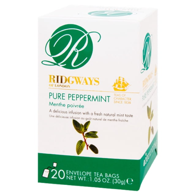 Te Ridgways Pepermint (menta) 20 tés Ridgways Tea Caja con 20 sobres de té