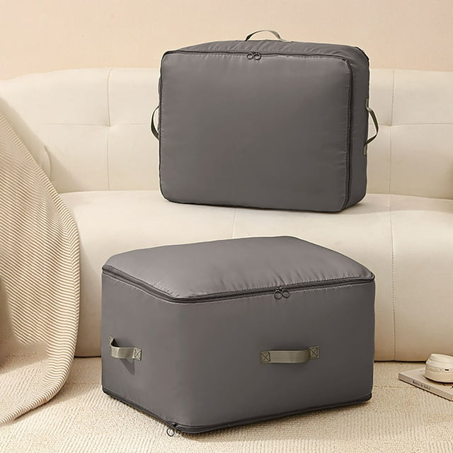 Xihbxyly Bolsa de Almacenamiento para Colchas, Diseño Expandible de Gran Capacidad, Compresible para Ahorrar Espacio, Ventilación Transpirable, Almacenamiento Multifuncional, Organización Del Hogar,