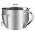 thumbnail image 3 of Kitchen Drain Rack,Oil Separator Strainer Stainless Oil Filter Soup Separator Strainer Bowl Oil Separator Pot For Kitchen Cooking, 3 of 9