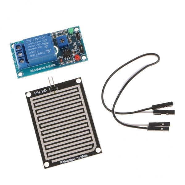 2x 1 piece Módulos de Sensor de Lluvia Módulos de Control de de 12V Nuevo Zulema Módulo controlador de gotas de lluvia