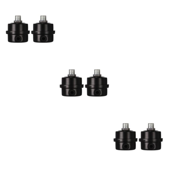 Riwesomey 2 unids/set silenciador de compresor de aire reductor de ruido con filtro de entrada de ruido de aire de Metal de bajo ruido 20,5mm Type1 NO1