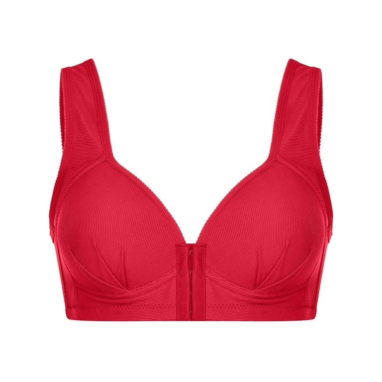 Mrat Clearance Bras for Women Push up with Support No Sweat Strapless  Bralette Push Up Hollow Out Strapless Large Breasts Plus Size Sports Bra  Plus Size Bralettes for Women Watermelon Red 4XL 