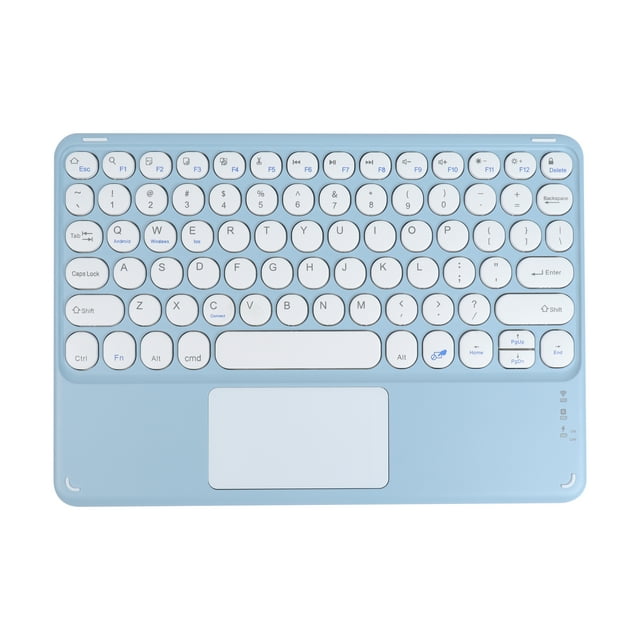 SHARE SUNSHINE 10 inch Bluetooth Magnetic Keyboard with Touchpad, 78 Keys Wireless Keyboard, Ultra-Slim Rechargeable Wireless Keyboard for iPad Tablet PC Computer