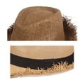 thumbnail image 4 of fastboy Enjoy Sun With Lightweight Beach Hat In Various Colors Wide Brim Straw Hat Simple Beach Hat Sun Hat white, 4 of 6