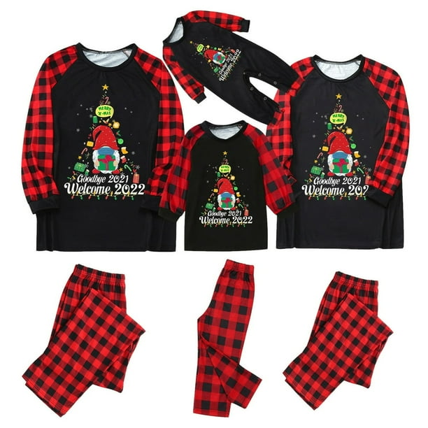 Christmas Pajamas for Family Funny Costume Set Family Family Matching Pajama Sleep Sets Walmart