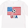 thumbnail image 4 of Inktastic USA Soccer Boys or Girls Long Sleeve Toddler T-Shirt, 4 of 5