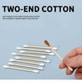 thumbnail image 7 of COM1950s 500 Count Bamboo Cotton Swabs, Round & Pointed Double-headed Cotton Buds Wooden Sticks for Makeup，Ear Cleaning, 7 of 7