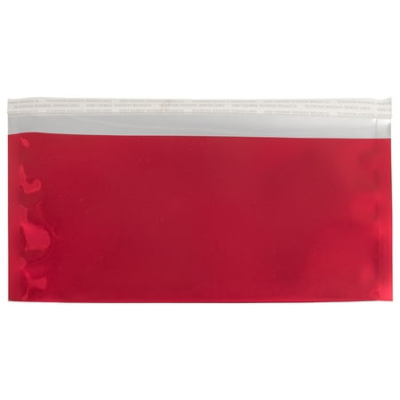 UPC: 0608729148616 | JAM Paper & Envelope No. 10 Foil Envelopes  4 1/8 x 9 1/2  Red  25/Pack  Peel & Seal