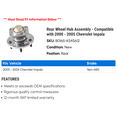 thumbnail image 2 of Rear Wheel Hub Assembly - Compatible with 2000 - 2005 Chevy Impala 2001 2002 2003 2004, 2 of 2