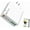 White, variant on 8-in-1 Waterproof USB Fast Charger, Smart Travel Phone Charging Station, equipped with 4 Type-C ports and 4 USB ports, suitable for home, office, and travel.