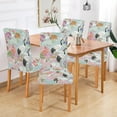 thumbnail image 2 of Yayeee 4 Pack Dining Chair Covers Stretch Parson Chairs Slipcovers Seat Protector, Colorful Flowers Blossoms, 2 of 6