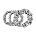 thumbnail image 3 of slip pure silk back to basics assorted scrunchies - silver, 3 of 4