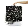 thumbnail image 4 of ZIATUBLES Stand Mixer Cover Waterproof Kitchen Mixer Dust Cover with Adjustable Drawstring Washable Kitchen Appliance Storage Cover for 4.5-5 Quart Standing Mixer, Sun Moon Star Black, 4 of 7