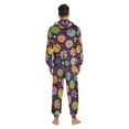 thumbnail image 4 of FORMRS Onesies Pajama for Adults Unisex Hoodie Winter Jumpsuit One Piece Sleepwear, Sizes S-2XL, Galactic Candy, 4 of 7