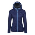 thumbnail image 7 of Little Donkey Andy Women's Lightweight Hooded Softshell Jacket for Running Travel Hiking, Windproof, Water Repellent Dark Blue Size M, 7 of 7