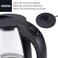 thumbnail image 4 of Cafetera Tetera Vidrio Eléctrica Hervidor Agua Acero Inox 2l, 4 of 4