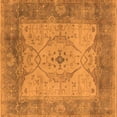 thumbnail image 1 of Ahgly Company Indoor Square Oriental Orange Traditional Area Rugs, 5' Square, 1 of 4