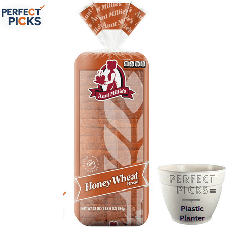 Aunt Millie s Honey Wheat Bread Loaf 22 oz 20 ct Aunt Millie s Honey Wheat Bread Loaf 22 oz 20 ct