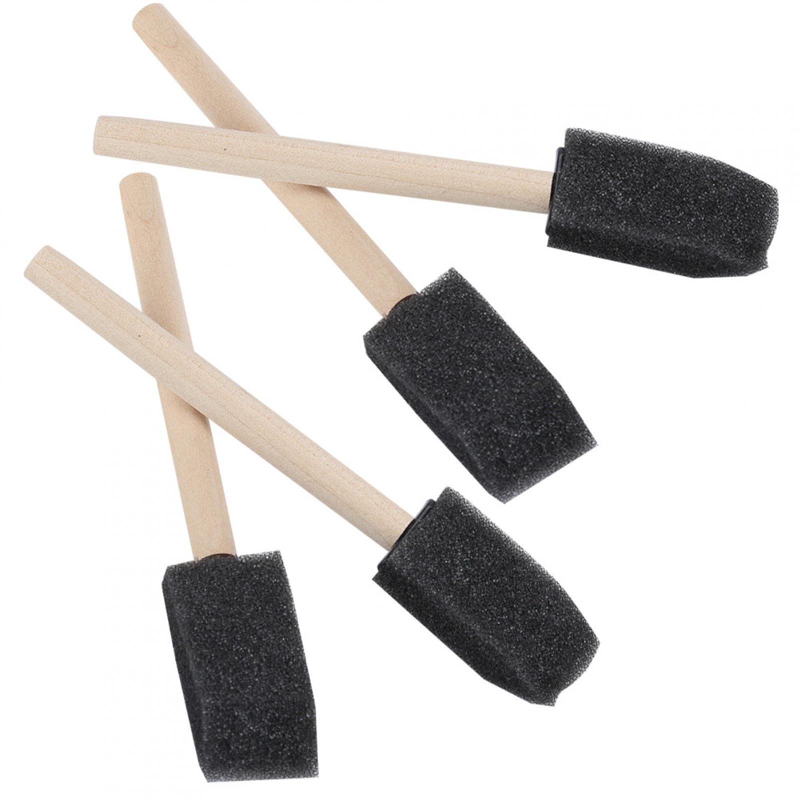 5 Pinceaux éponges Ronds – Pour Peinture, Graffiti Et Activités Créatives