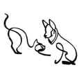 thumbnail image 1 of abstractas de gato y perro Lifelikikikikike Animal Sculpture Home, 1 of 9