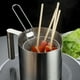 thumbnail image 4 of Colador de pasta de malla de acero inoxidable Ba Sket con asa no Odle y Dumpling Colador freidora Ba Sket de alambre para freír cocinar escurrir con oreja colgante Múltiples tamaños, 4 of 6
