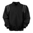 thumbnail image 2 of 3N2 7200-01-L Umpire Half-Zip Jacket, Black - Large, 2 of 4