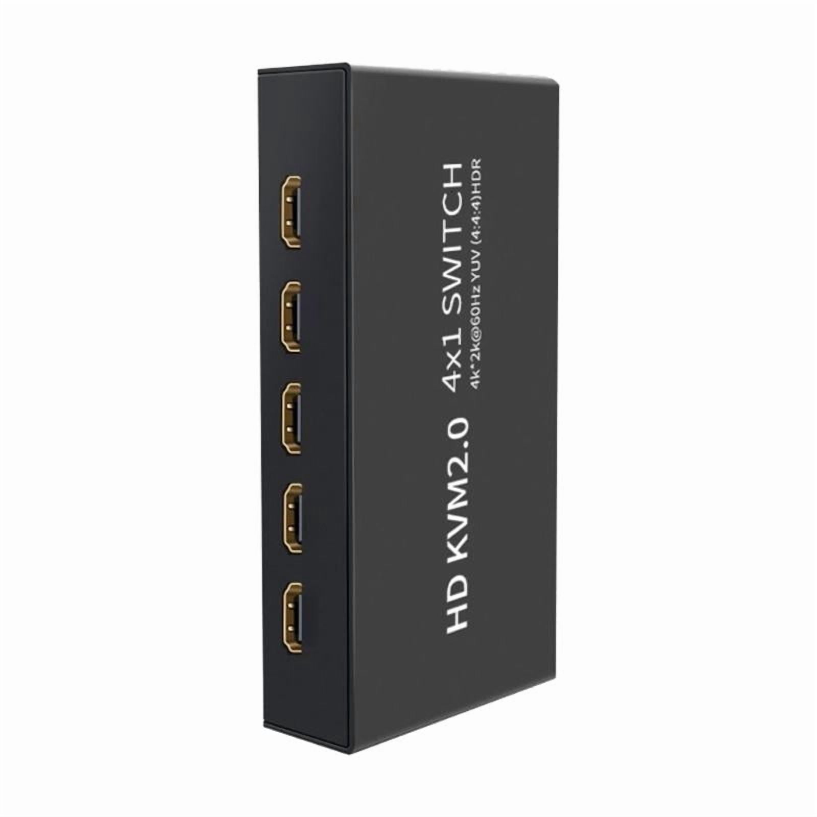 CEORPER Professional 4K60Hz 4 Port HDTV KVM Switches for Business Environment