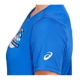 thumbnail image 3 of ASICS T-Shirt Graphique L.a. Marathon pour Femmes, Bleu, Moyen, 3 of 4