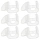 thumbnail image 2 of Cordless Shade Handles 6Pcs Replacement Bottom Rail Hooks Transparent Accessories Homeowners DIY Enthusiasts Window Treatment, 2 of 4