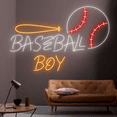 thumbnail image 3 of Glowneon Baseball Boy Neon Neon Sign, Baseball Club Fan Sport Decor, 3 of 4