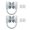 Two pack, variant on Misright Metal Stall Fastener For Stable And Training Protection