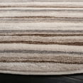 thumbnail image 3 of SAFAVIEH Lagoon Kandy Striped Area Rug, Ivory/Beige, 6'7" x 6'7" Round, 3 of 11