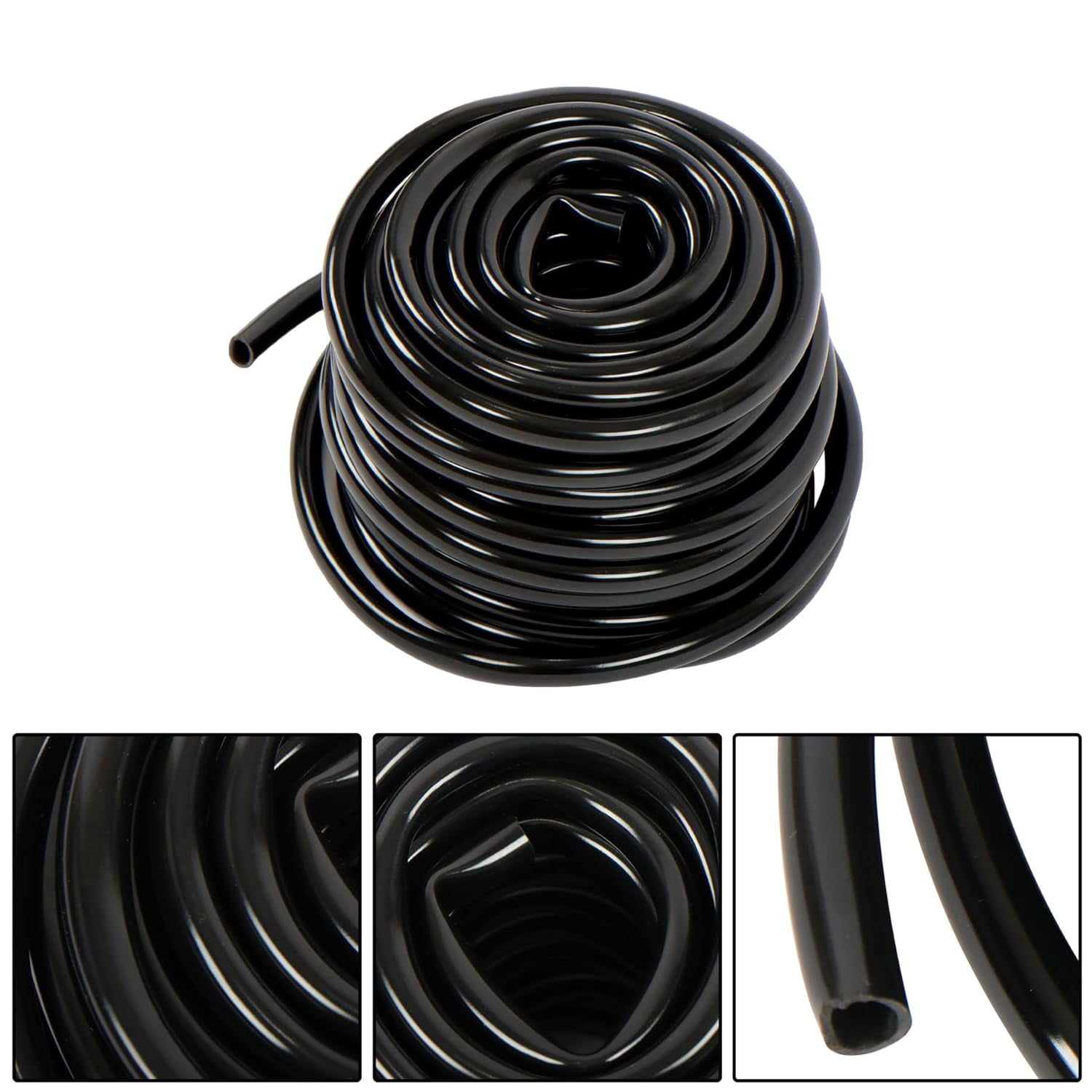 waltyotur 130ft Drip Irrigation System for Gardens Up to 130ft with Drip Emitters 5/16' and 1/4' Irrigation Tubing and Barbed Fittings Adjustable Connect Irrigation System