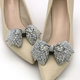 thumbnail image 3 of Bow-Knot Bridal Wedding Party Shoes Flower for High Heels Sandals Boots Decor, 3 of 9