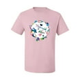 thumbnail image 2 of Wild Bobby, Mermaid Vibes Colorful Swimming Mermaids, Streetwear, Men's Graphic Tees, Light Pink, 3XL, 2 of 3